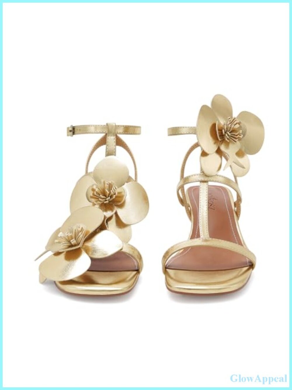 Faux Leather Kitten Heel Sandals Strappy Wedding Dressy Women